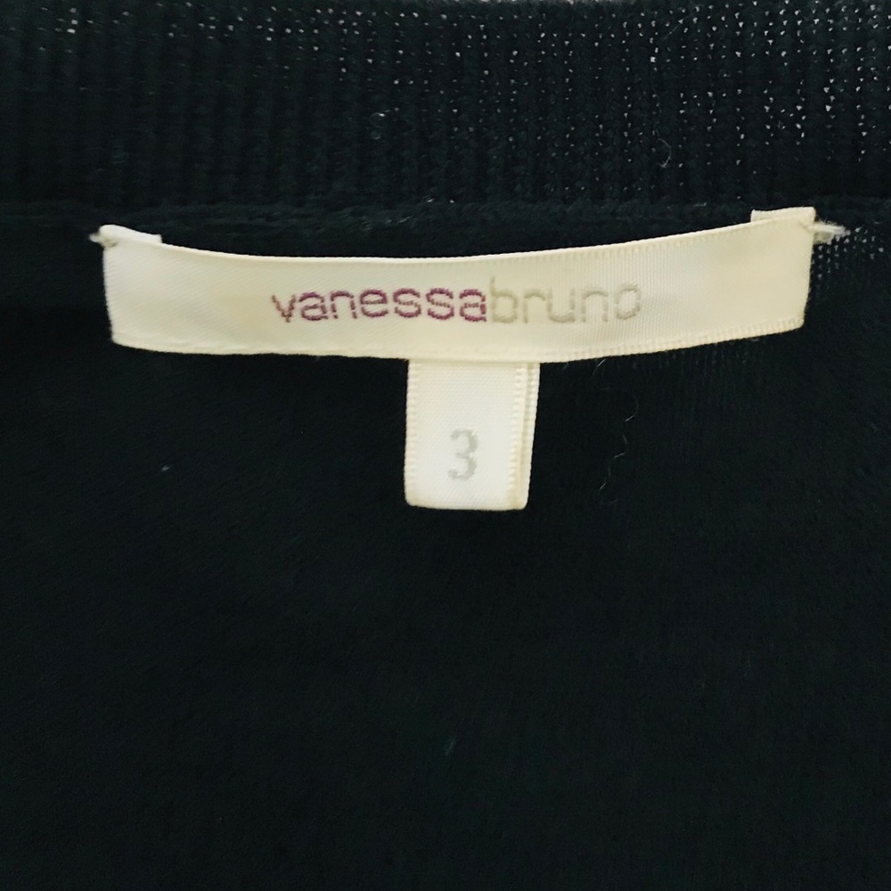 Vanessa Bruno Button-Front Flutter Sleeve Sweater - image 3